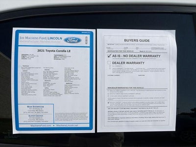 2021 Toyota Corolla LE CVT (Natl)