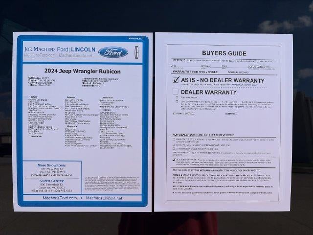 2024 Jeep Wrangler Rubicon 4 Door 4x4