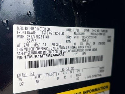 2021 Ford Expedition Max Platinum 4x4