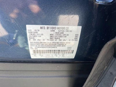 2020 Ford Explorer XLT 4WD