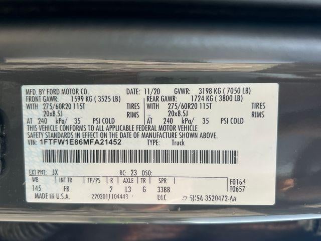 2021 Ford F-150 XLT 4WD SuperCrew 5.5' Box