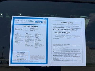 2024 Ford F-150 XLT 4WD SuperCrew 5.5' Box
