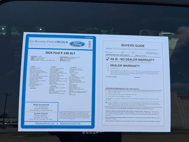 2024 Ford F-150 XLT 4WD SuperCrew 5.5' Box