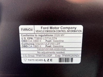 2026 Ford F-150 LARIAT 4WD SuperCrew 5.5' Box