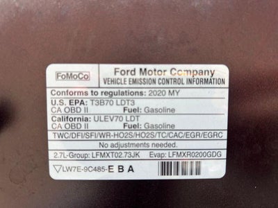 2020 Ford F-150 XLT 4WD Reg Cab 6.5' Box