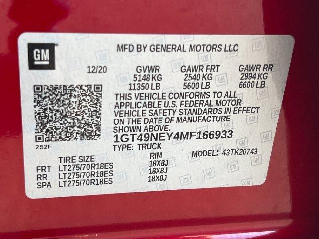 2021 GMC Sierra 2500 HD Crew Cab Standard Box 4-Wheel Drive SLT