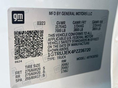 2023 GMC Sierra 1500 Double Cab Standard Box 4-Wheel Drive Elevation 3VL