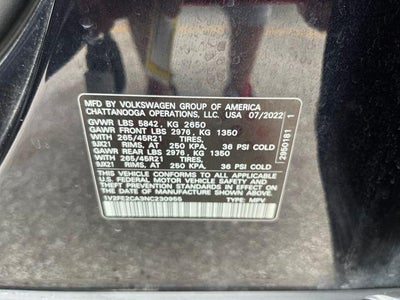 2022 Volkswagen Atlas Cross Sport 3.6L V6 SEL Premium R-Line 4MOTION