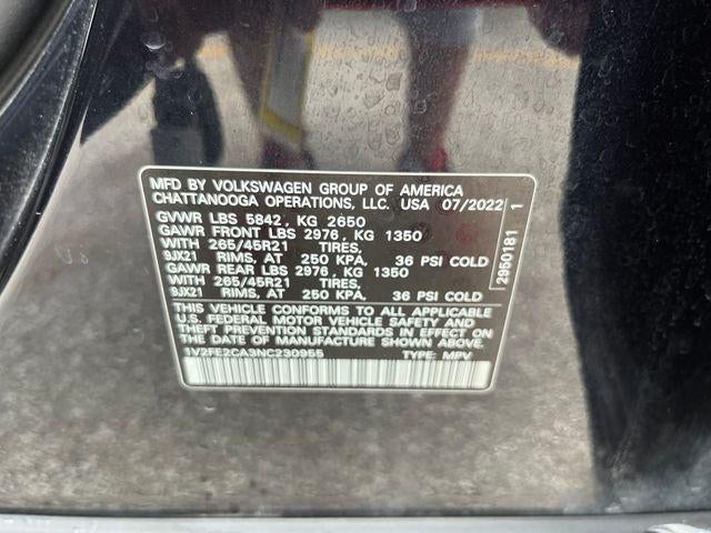 2022 Volkswagen Atlas Cross Sport 3.6L V6 SEL Premium R-Line 4MOTION