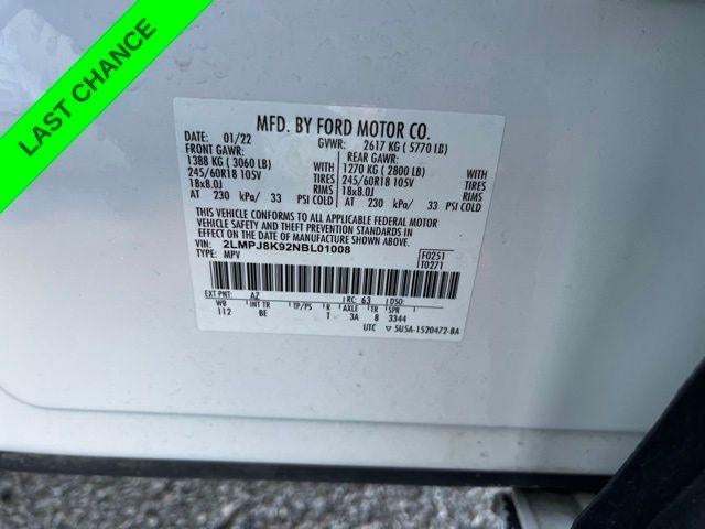 2022 Lincoln Nautilus Reserve AWD