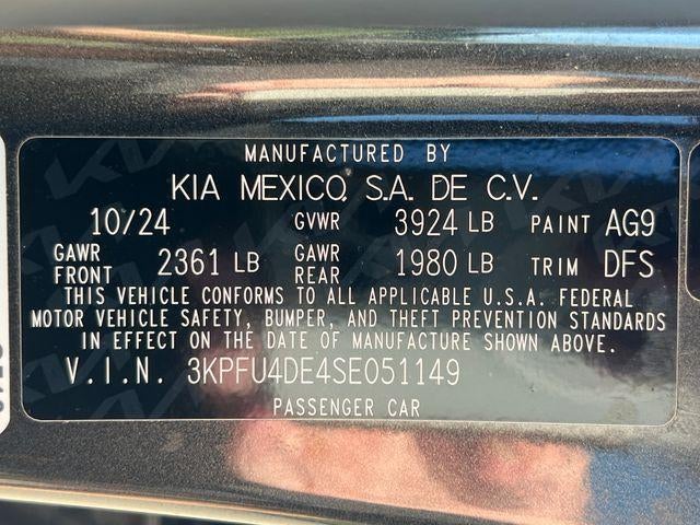 2025 Kia K4 EX FWD