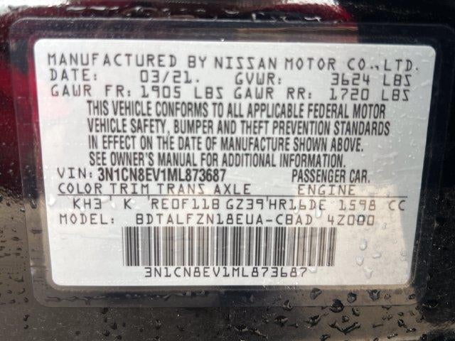 2021 Nissan Versa SV CVT