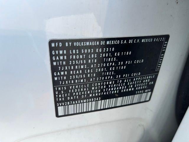 2022 Volkswagen Tiguan 2.0T SE 4MOTION