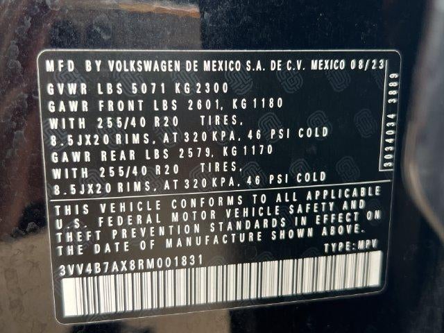 2024 Volkswagen Tiguan 2.0T SEL R-Line 4MOTION