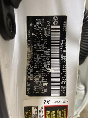 2012 Toyota Avalon 4dr Sdn Limited (Natl)