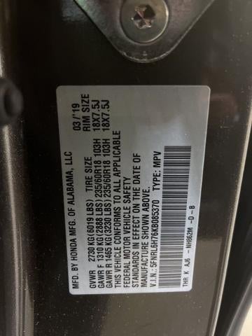 2019 Honda Odyssey EX-L Auto