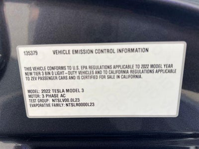 2022 Tesla Model 3 Long Range AWD *Ltd Avail*