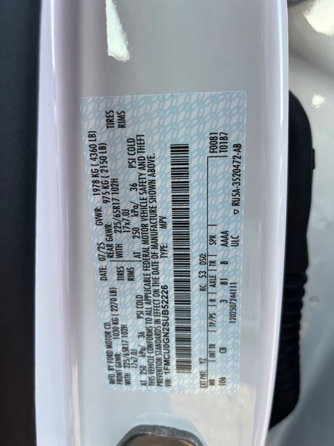 2025 Ford Escape Active