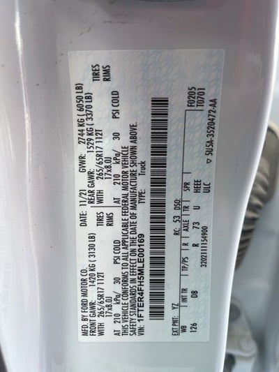 2021 Ford Ranger Lariat