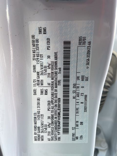 2021 Ford Ranger Lariat