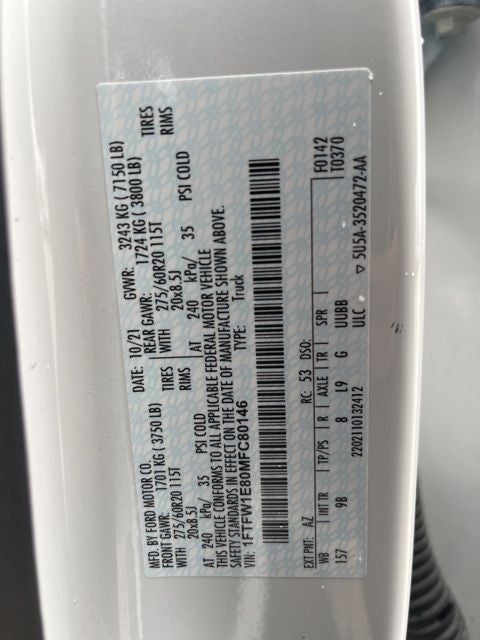 2021 Ford F-150 Platinum