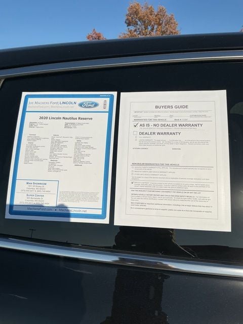 2020 Lincoln Nautilus Reserve