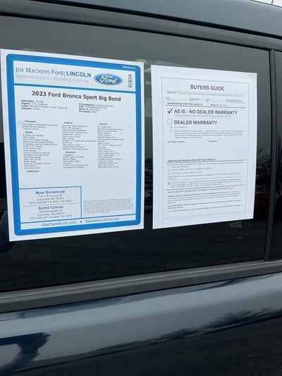 2023 Ford Bronco Sport Big Bend
