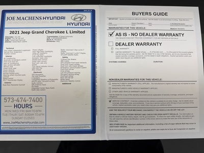 2021 Jeep Grand Cherokee L Limited