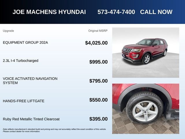 2016 Ford Explorer XLT 4WD