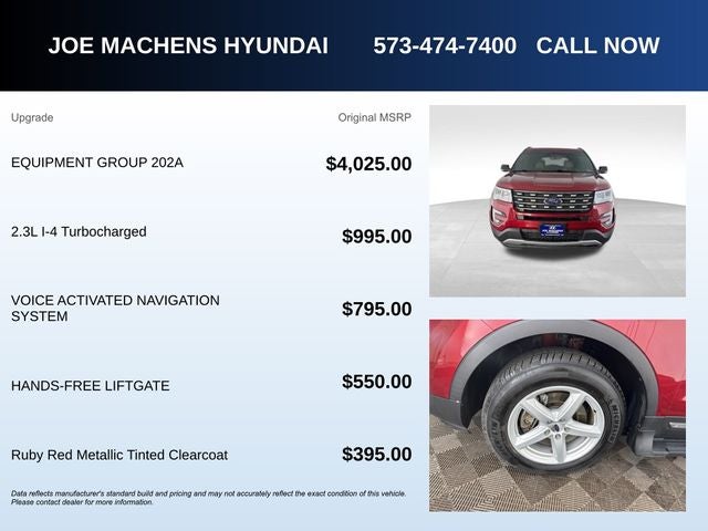 2016 Ford Explorer XLT 4WD