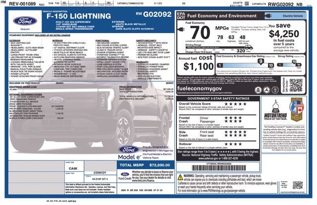 2024 Ford F-150 Lightning Flash