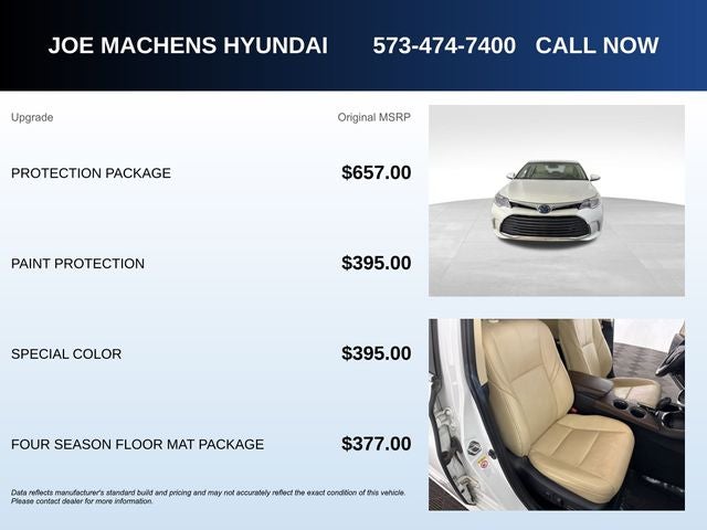 2018 Toyota Avalon Hybrid Limited