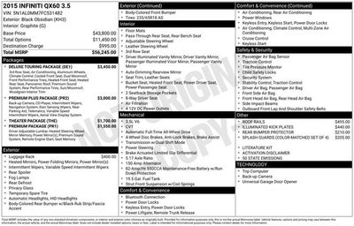 2015 INFINITI QX60 Base