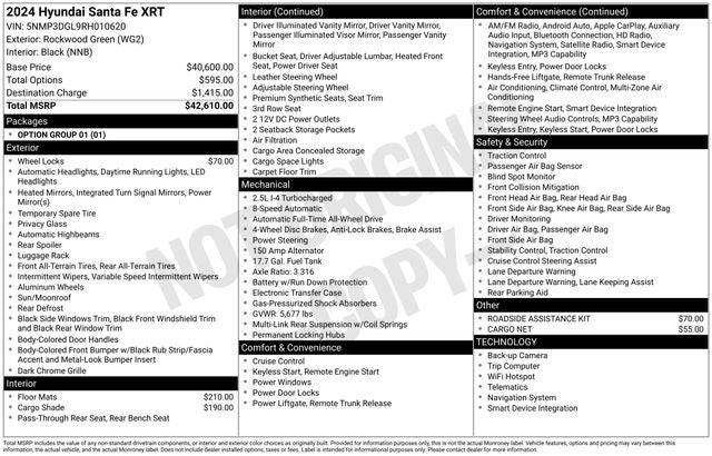 2024 Hyundai Santa Fe XRT AWD