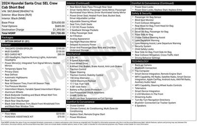 2024 Hyundai Santa Cruz SEL