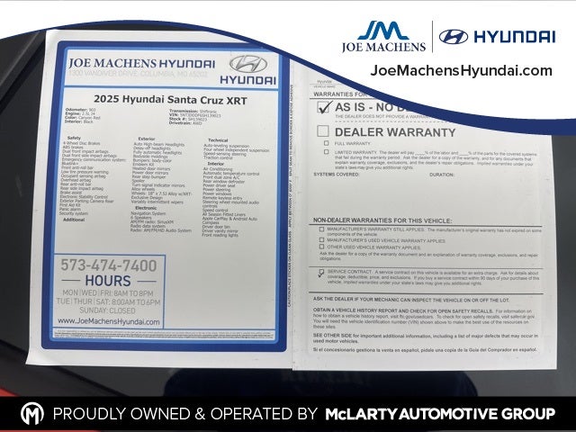 2025 Hyundai Santa Cruz XRT