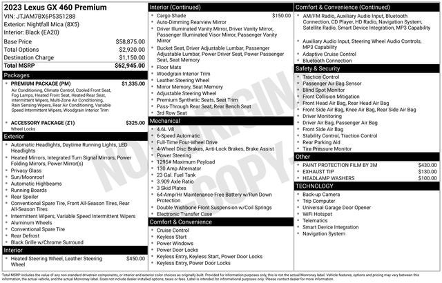 2023 Lexus GX 460 Premium