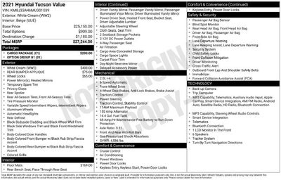 2021 Hyundai Tucson Value FWD