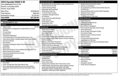 2023 Hyundai IONIQ 5 SE RWD