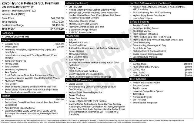 2025 Hyundai Palisade SEL Premium FWD