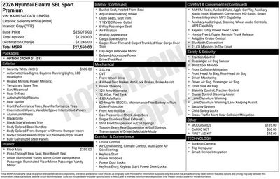 2026 Hyundai Elantra SEL Sport