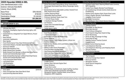 2025 Hyundai IONIQ 6 SEL AWD
