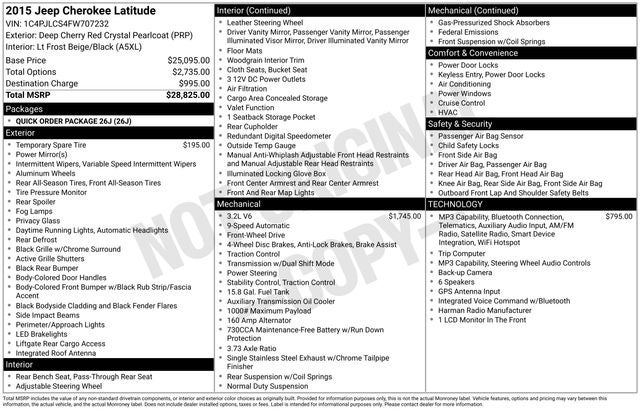 2015 Jeep Cherokee Latitude