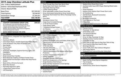 2019 Jeep Cherokee Latitude Plus