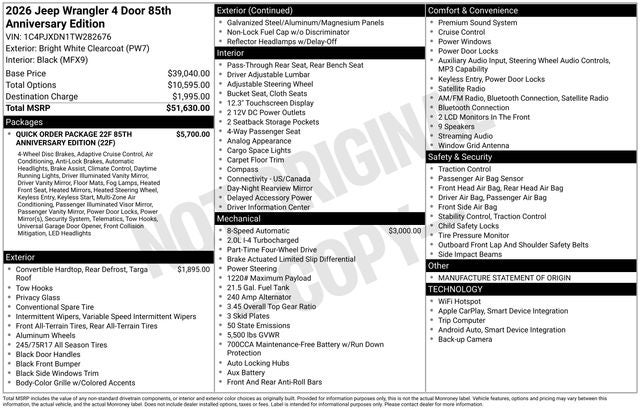 2026 Jeep Wrangler Base