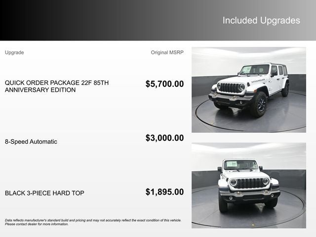 2026 Jeep Wrangler 85th Anniversary Edition