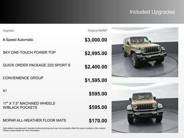 2026 Jeep Wrangler Sport S