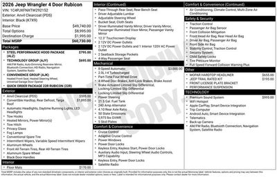 2026 Jeep Wrangler Rubicon