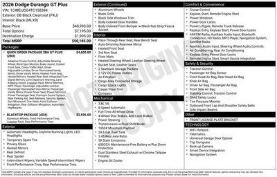 2026 Dodge Durango GT Plus