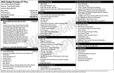 2026 Dodge Durango GT Plus
